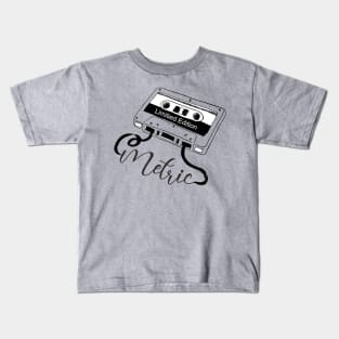 Metric - Limitied Cassette Kids T-Shirt